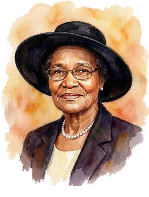 Watercolour portrait of Ms Eloise Seymour.